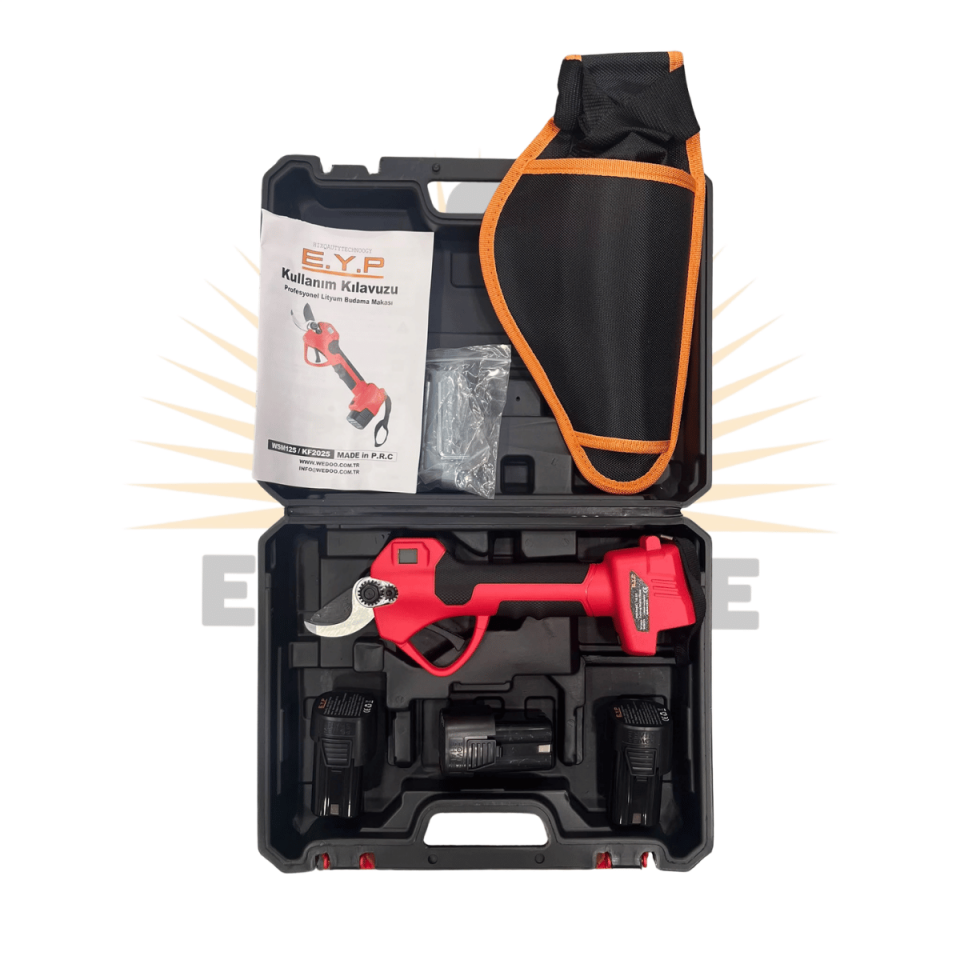 ŞARJLI BUDAMA MAKASI 3 AKÜLÜ 16.8V  25MM 1.5A