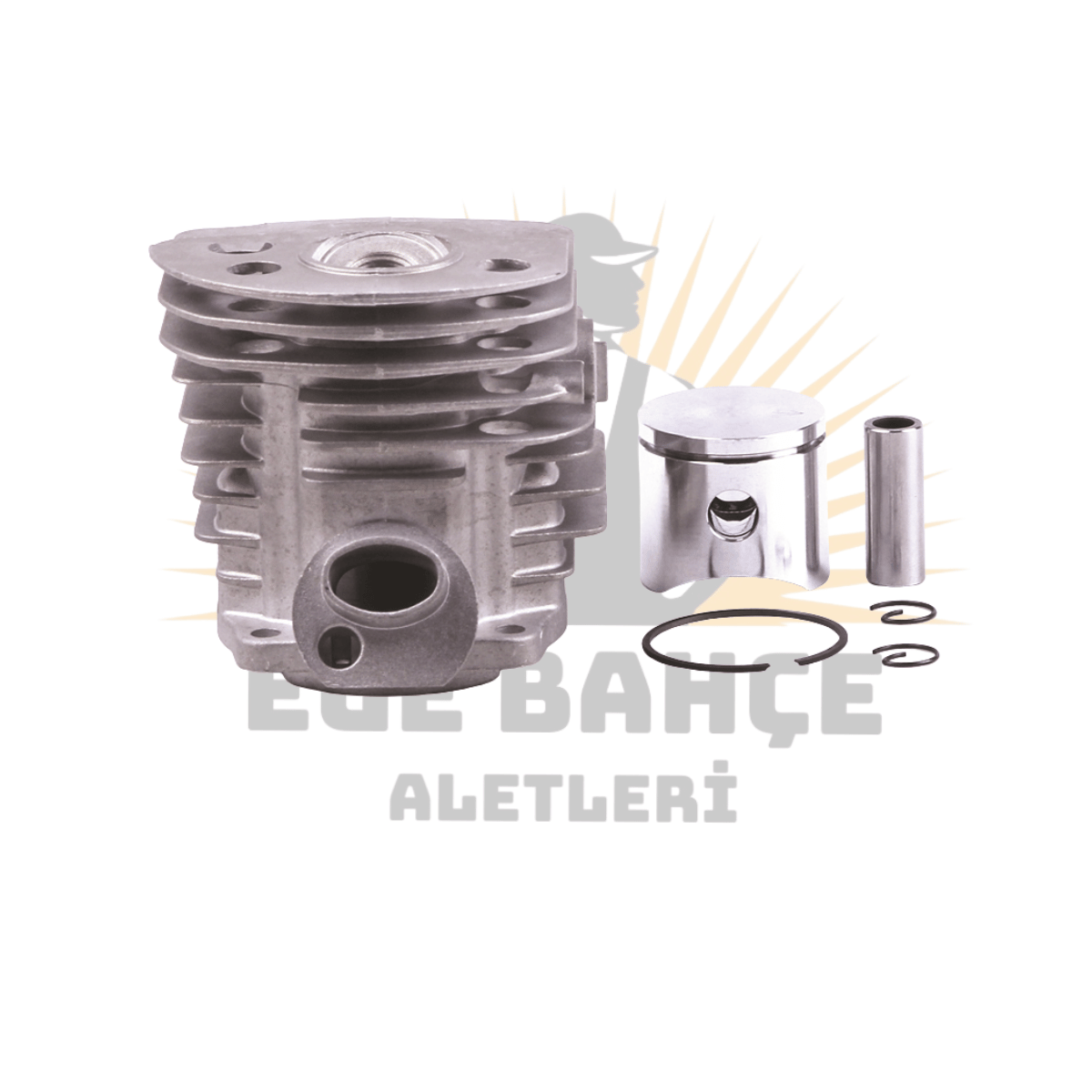 SİLİNDİR PİSTON HUSQVARNA 55 - 46MM UYUMLU AĞAÇ KESİM MOTORU