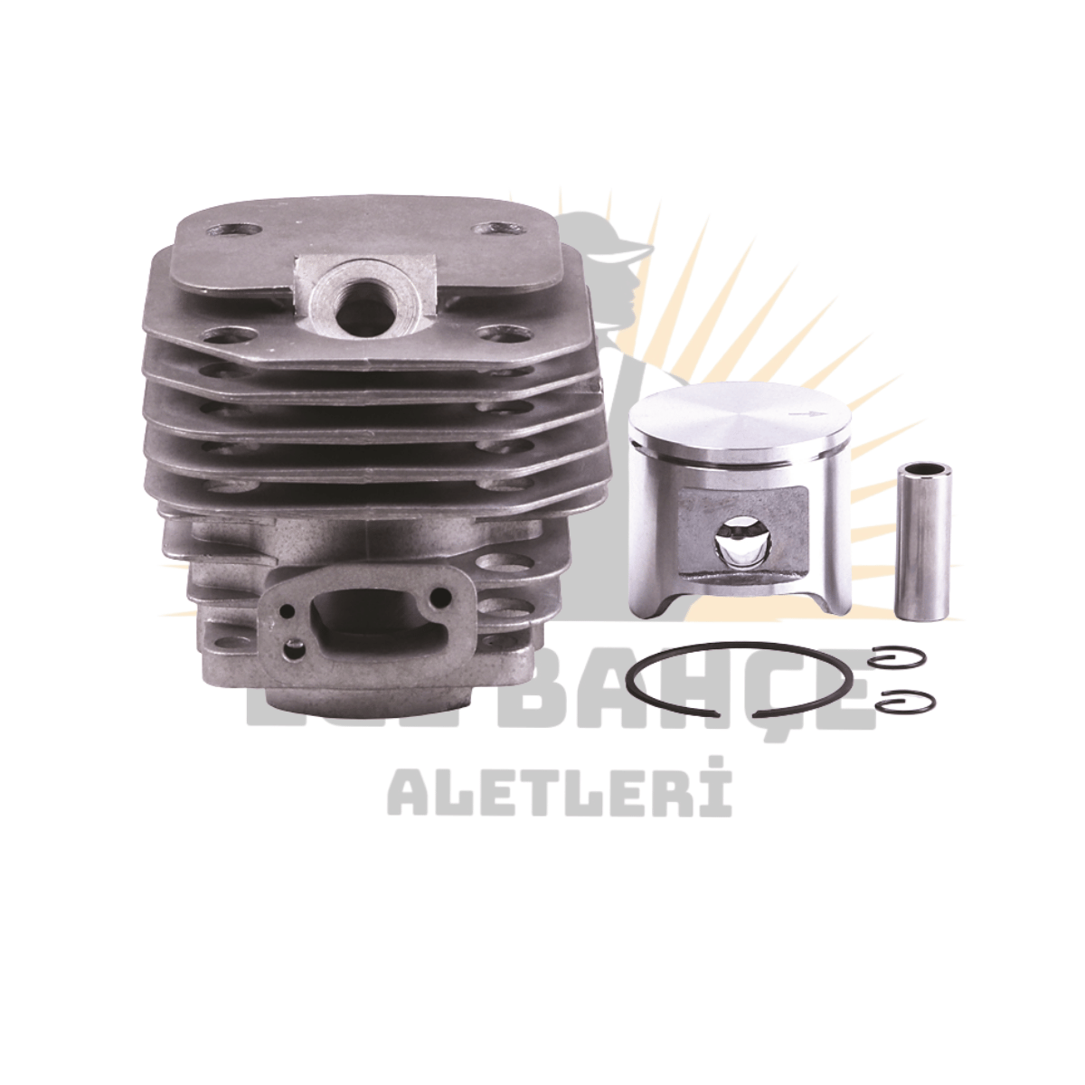 SİLİNDİR PİSTON HUSQVARNA 61 -48MM UYUMLU AĞAÇ KESİM MOTORU